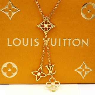 Louis Vuitton Blossom Trio Charm Necklace