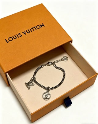 Louis Vuitton Emblem Charm Chain Bracelet
